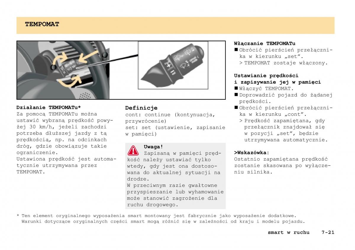 manual Smart Fortwo Smart Fortwo I 1 City instrukcja / page 154