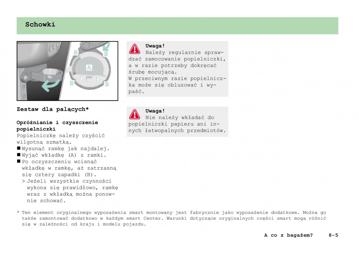 manual Smart Fortwo Smart Fortwo I 1 City instrukcja / page 176