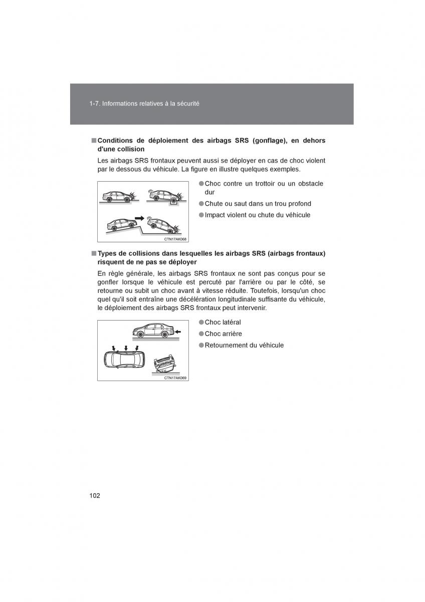 Toyota Corolla XI 11 E160 manuel du proprietaire / page 104