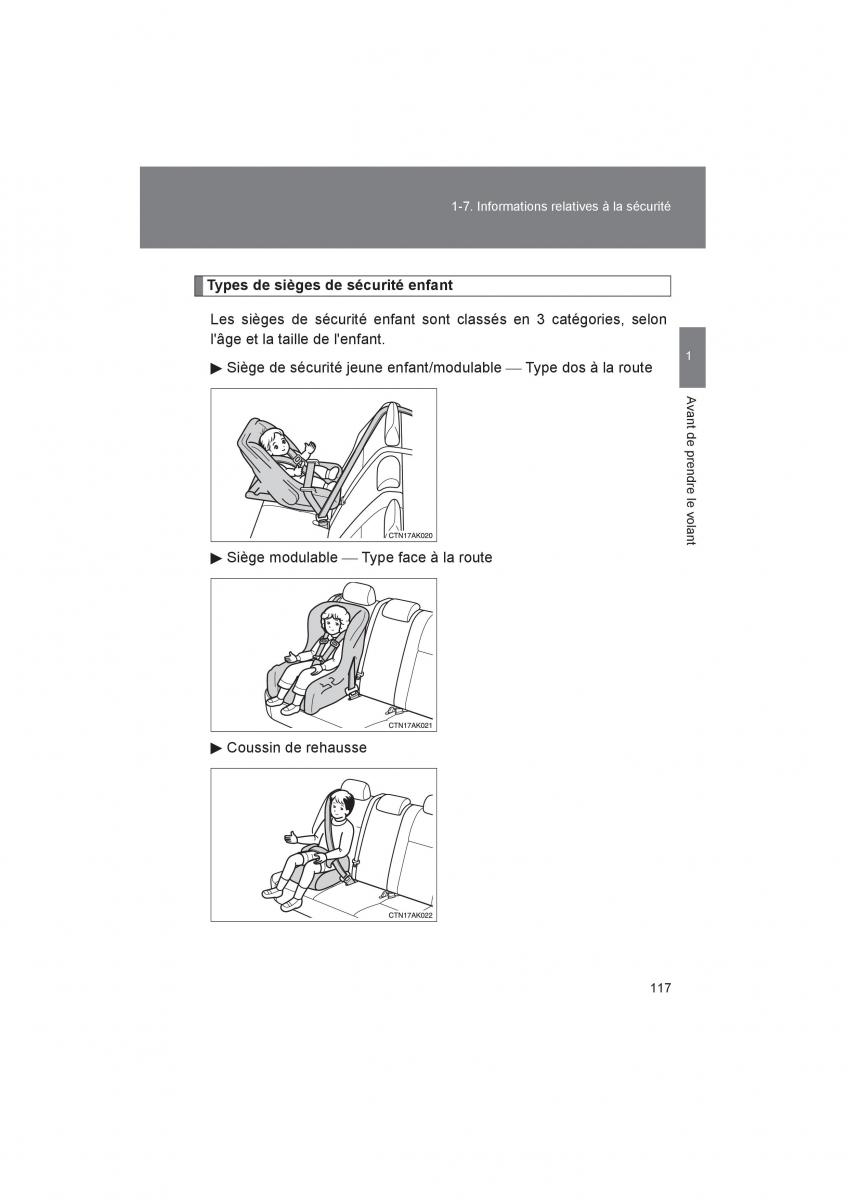 Toyota Corolla XI 11 E160 manuel du proprietaire / page 119