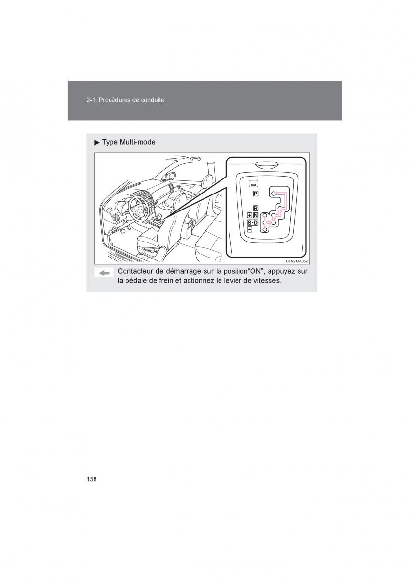 Toyota Corolla XI 11 E160 manuel du proprietaire / page 160