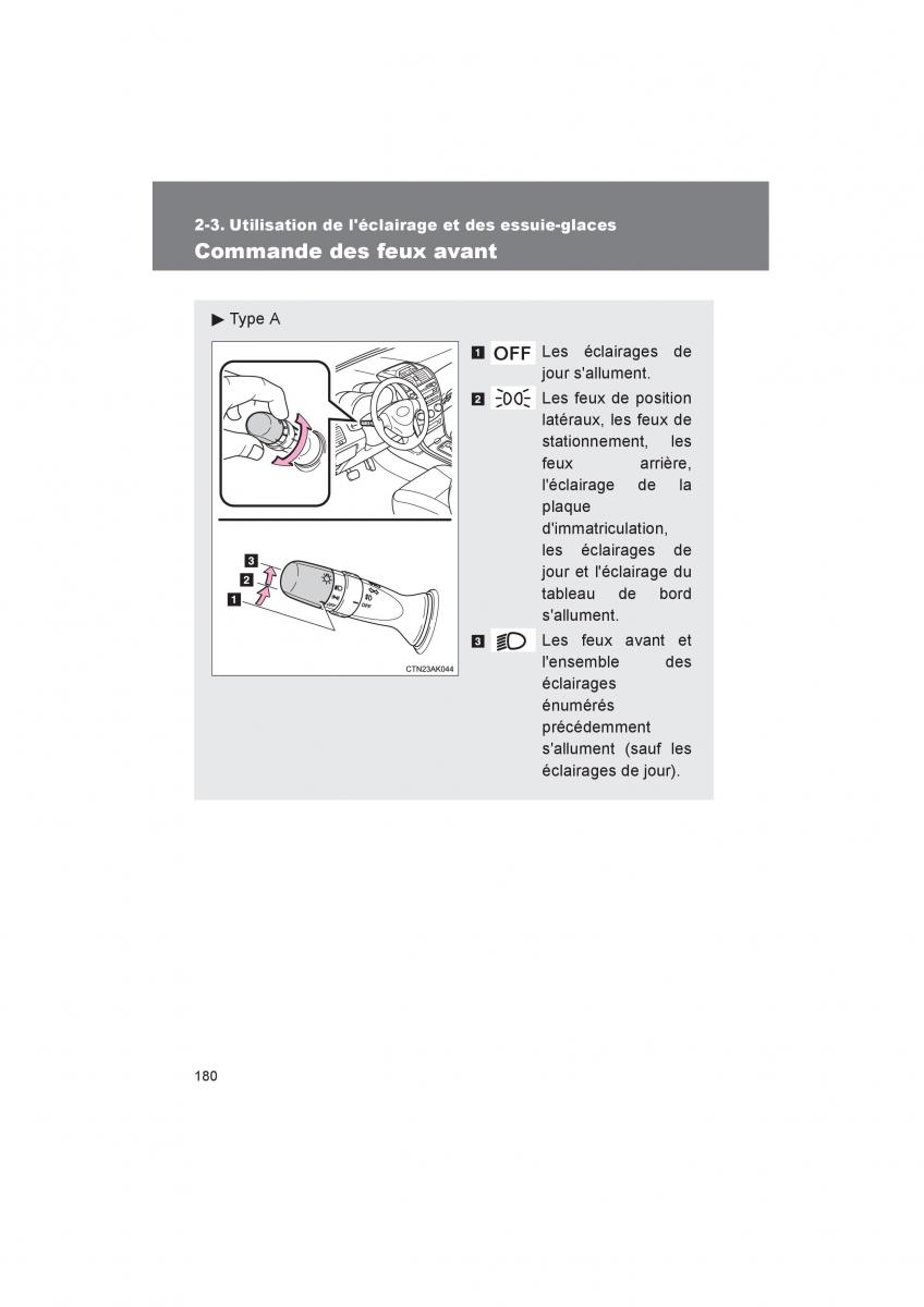 Toyota Corolla XI 11 E160 manuel du proprietaire / page 182