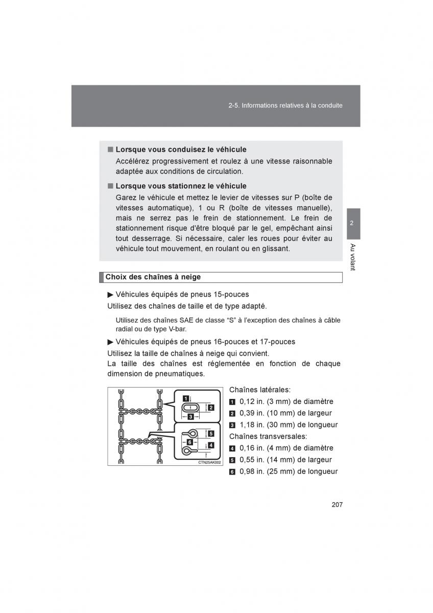 Toyota Corolla XI 11 E160 manuel du proprietaire / page 209