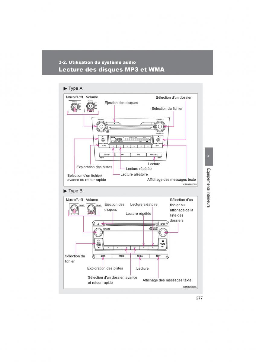 Toyota Corolla XI 11 E160 manuel du proprietaire / page 279