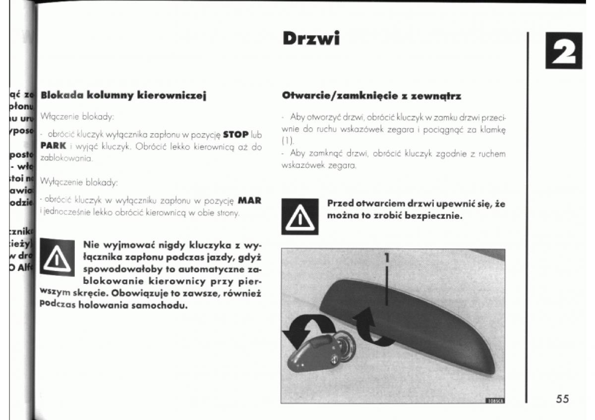 manual  Alfa Romeo 145 146 instrukcja / page 55