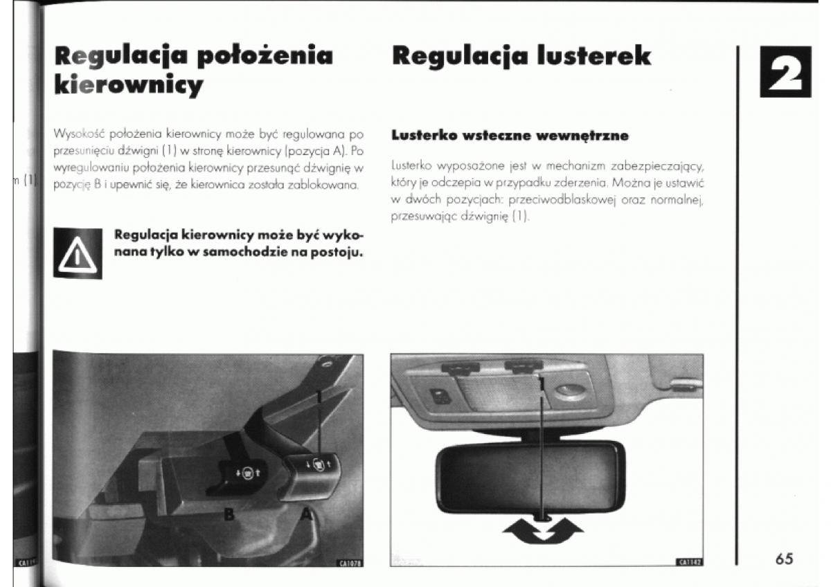 manual  Alfa Romeo 145 146 instrukcja / page 65