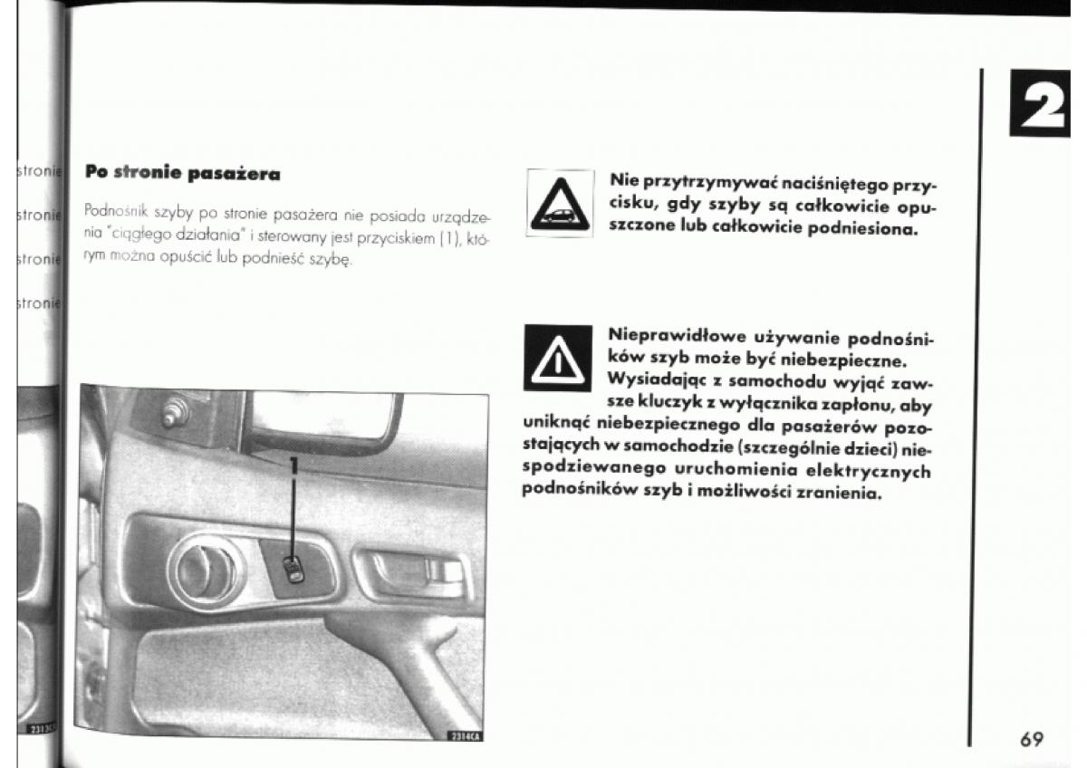 Alfa Romeo 145 146 instrukcja obslugi / page 69