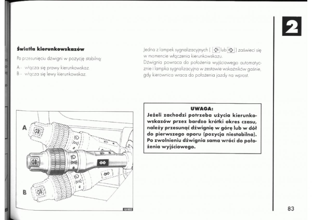 manual  Alfa Romeo 145 146 instrukcja / page 83