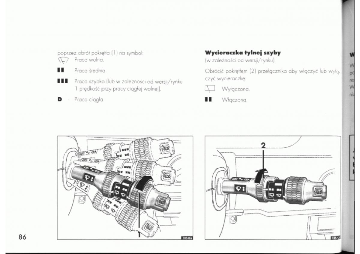 Alfa Romeo 145 146 instrukcja obslugi / page 86