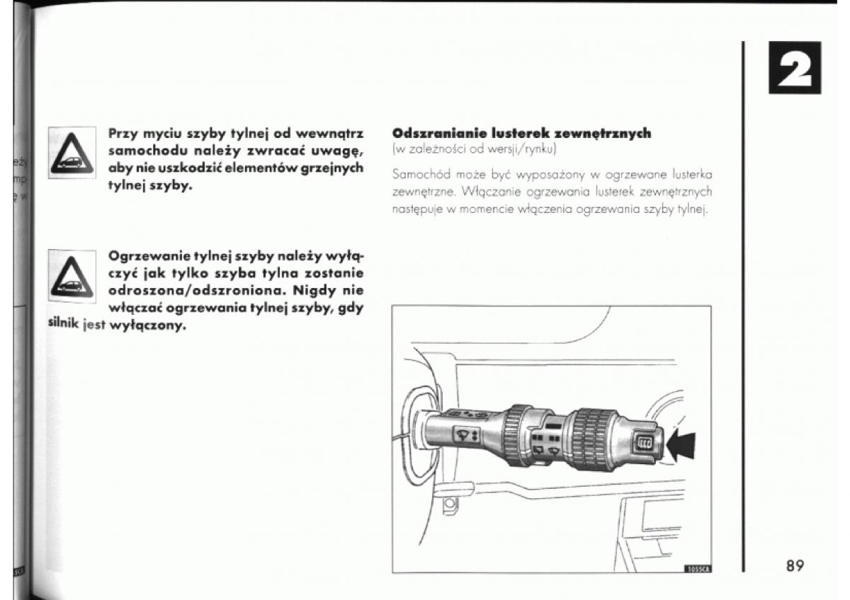 Alfa Romeo 145 146 instrukcja obslugi / page 89