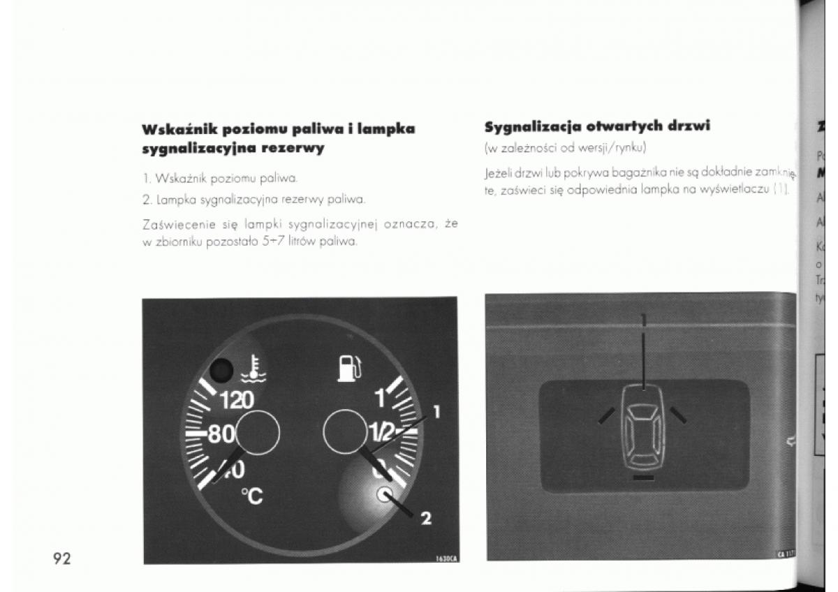 Alfa Romeo 145 146 instrukcja obslugi / page 92