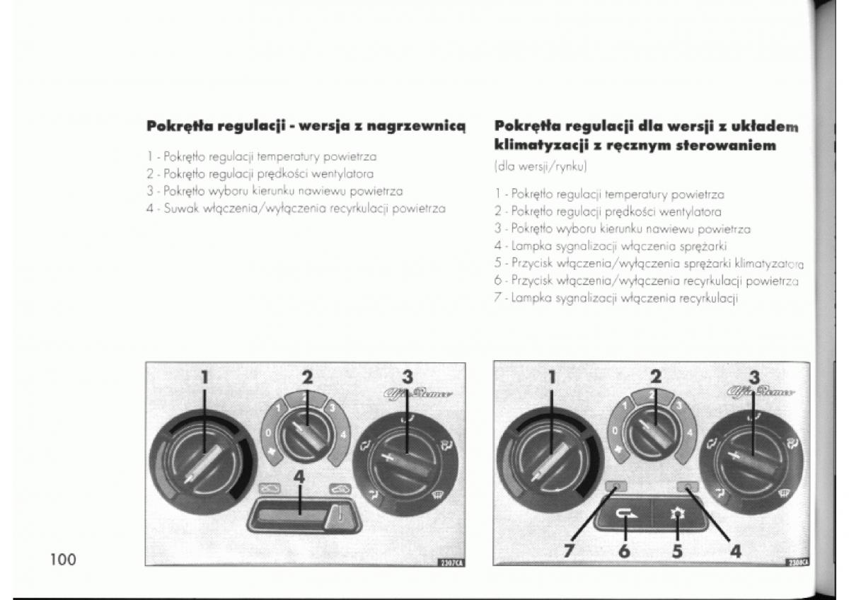 Alfa Romeo 145 146 instrukcja obslugi / page 100