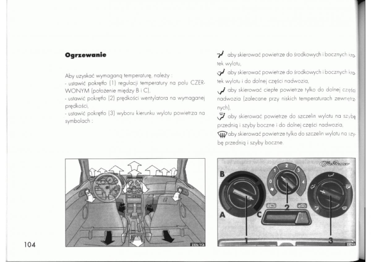 Alfa Romeo 145 146 instrukcja obslugi / page 104