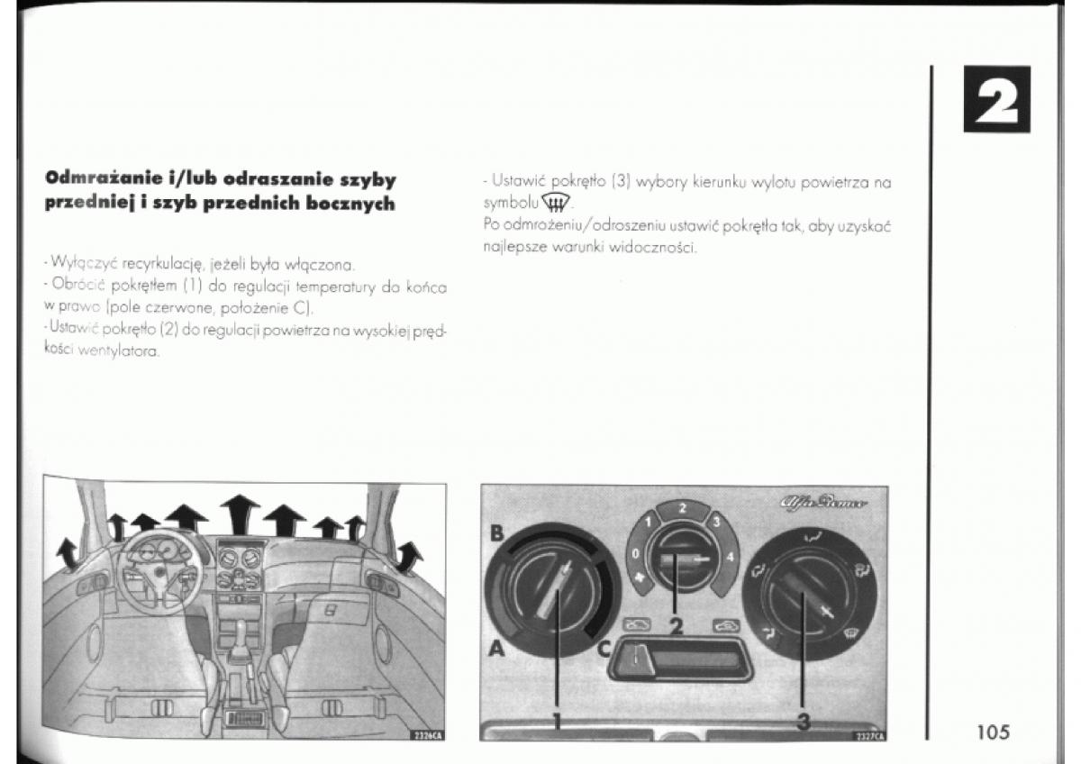 Alfa Romeo 145 146 instrukcja obslugi / page 105