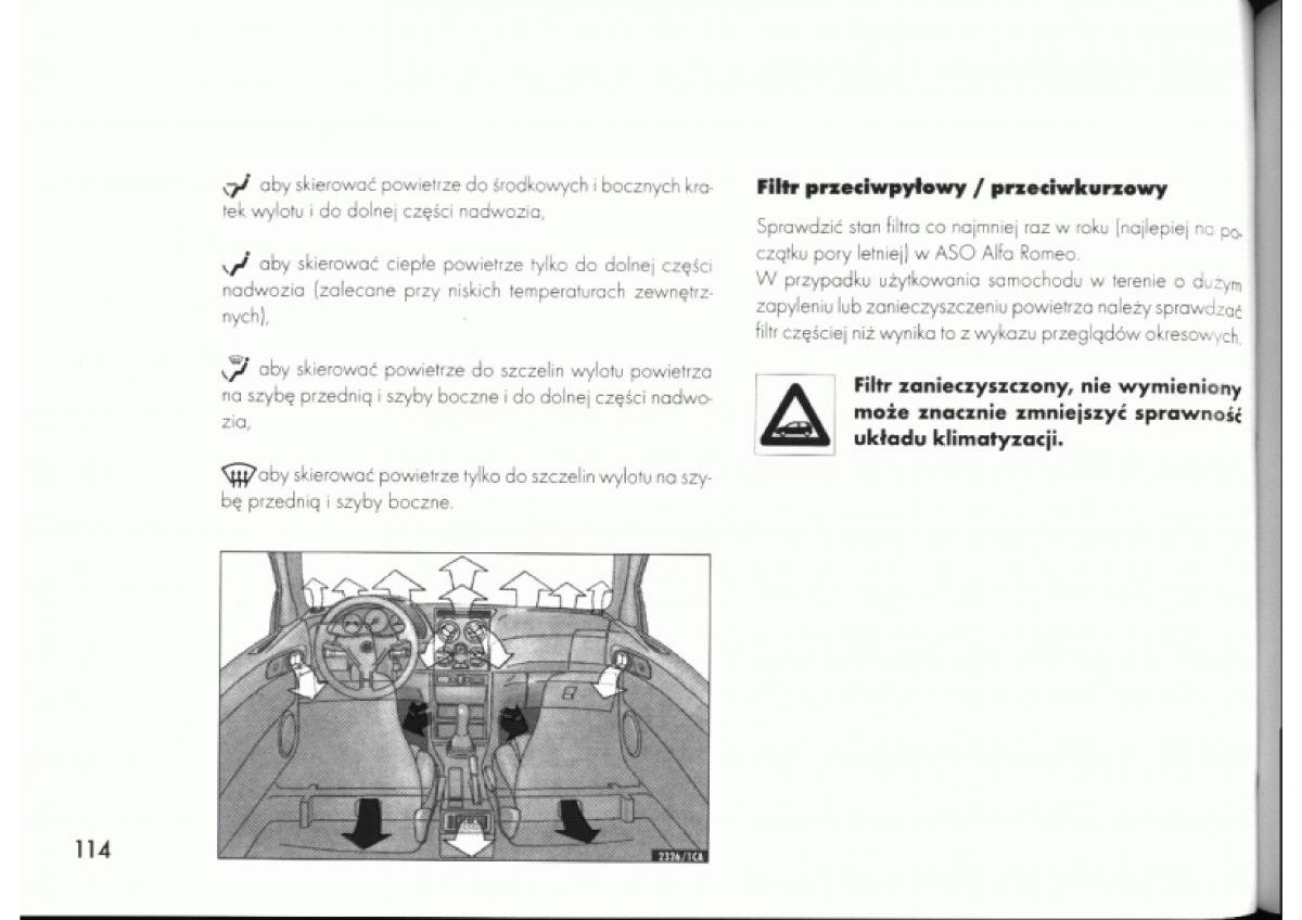 Alfa Romeo 145 146 instrukcja obslugi / page 114