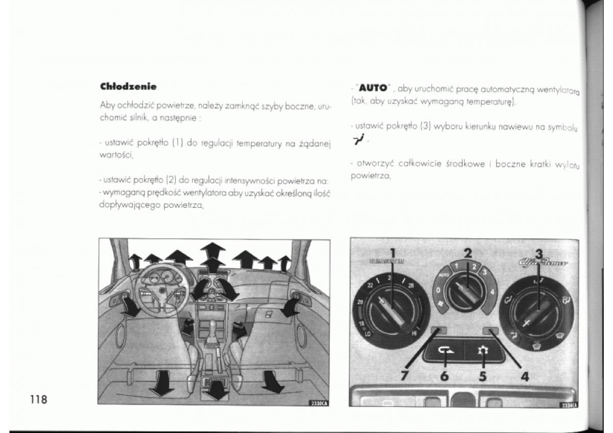 manual  Alfa Romeo 145 146 instrukcja / page 118