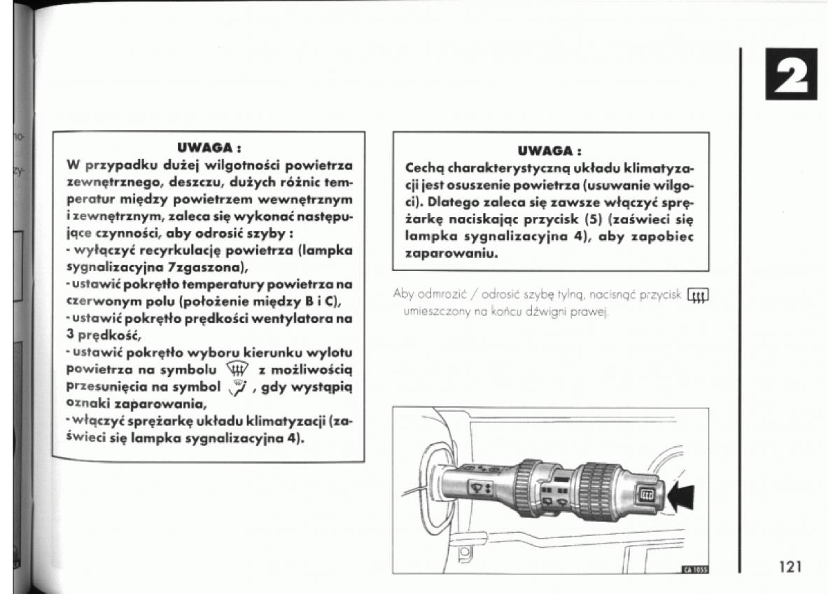 manual  Alfa Romeo 145 146 instrukcja / page 121