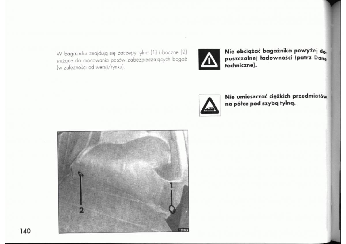 Alfa Romeo 145 146 instrukcja obslugi / page 140