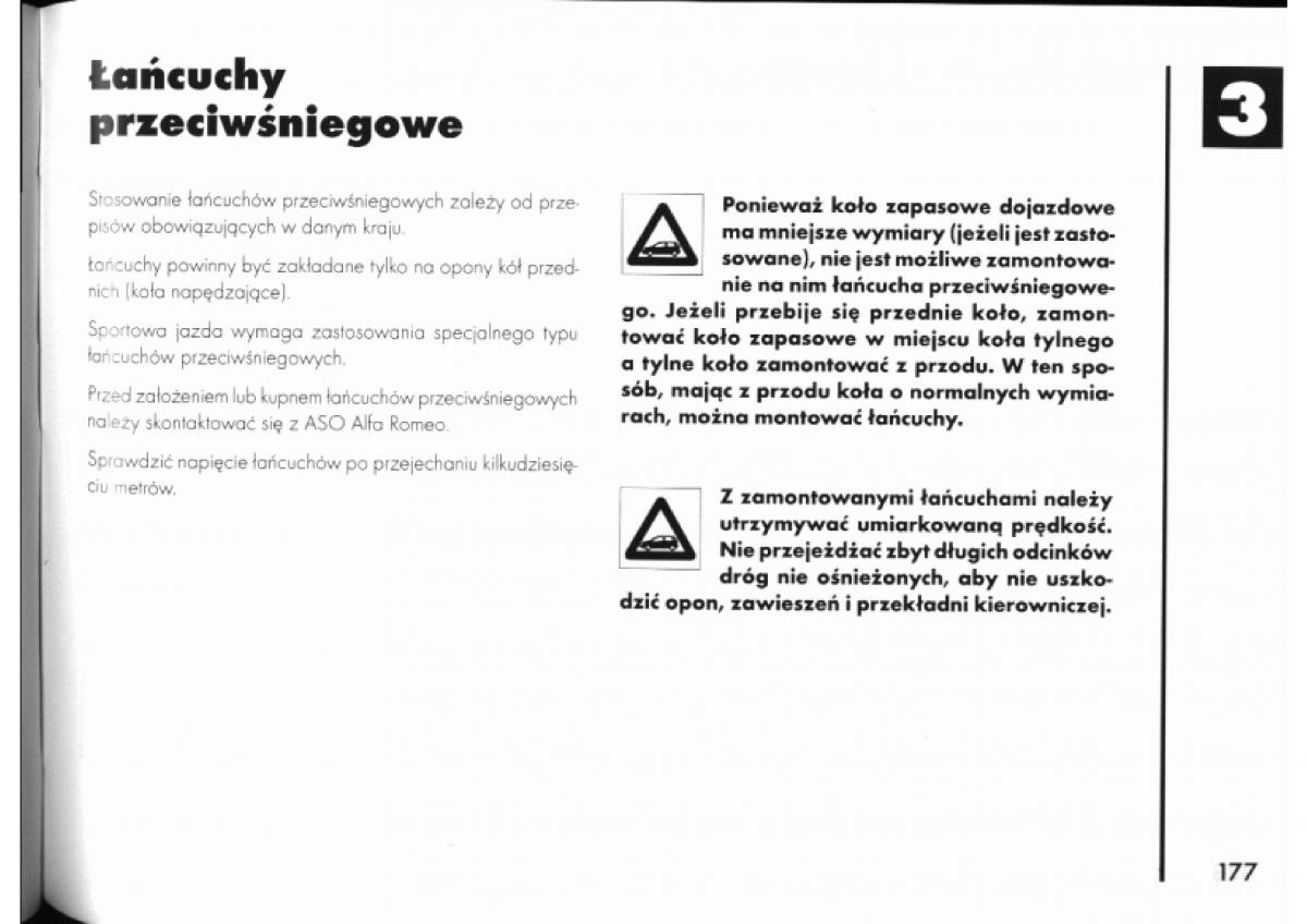 Alfa Romeo 145 146 instrukcja obslugi / page 176