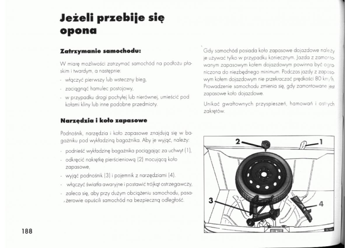 manual  Alfa Romeo 145 146 instrukcja / page 186