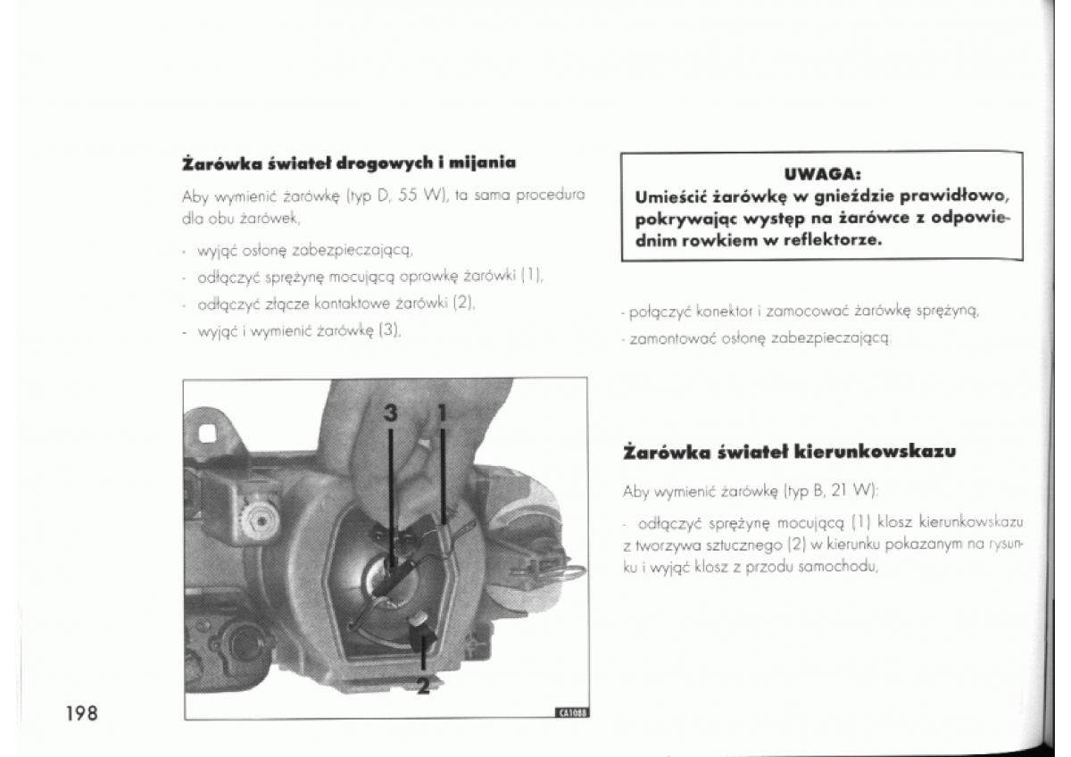 Alfa Romeo 145 146 instrukcja obslugi / page 196