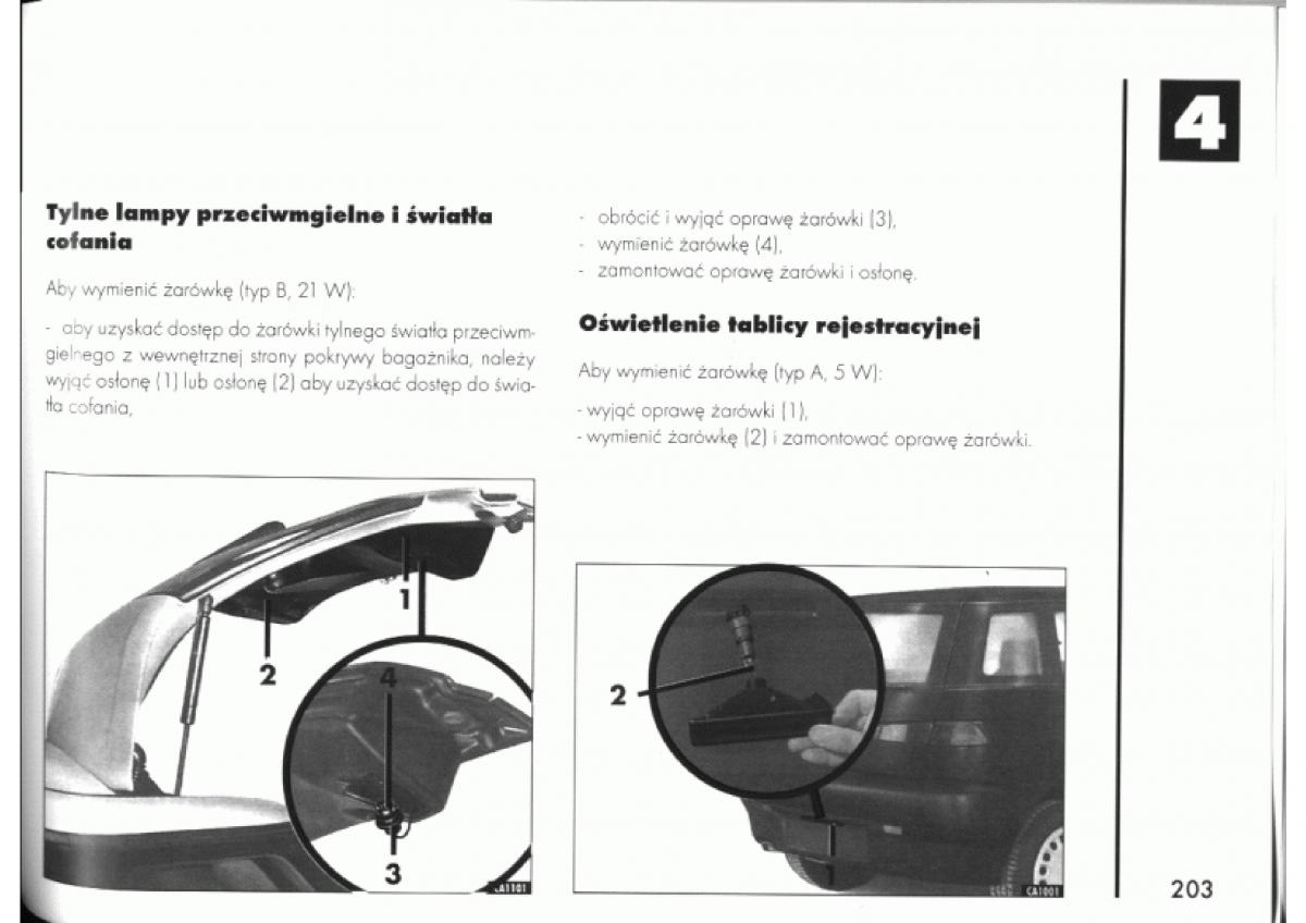 Alfa Romeo 145 146 instrukcja obslugi / page 201