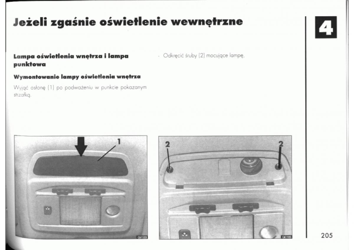 Alfa Romeo 145 146 instrukcja obslugi / page 203