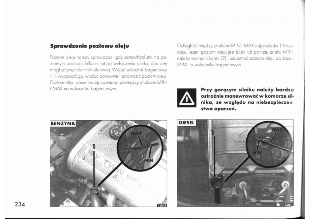 manual  Alfa Romeo 145 146 instrukcja / page 231