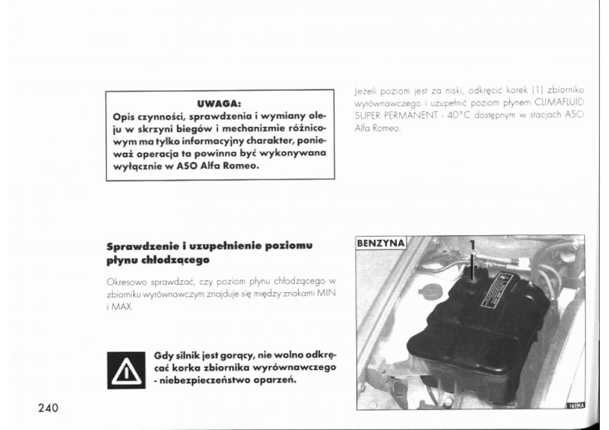 Alfa Romeo 145 146 instrukcja obslugi / page 237