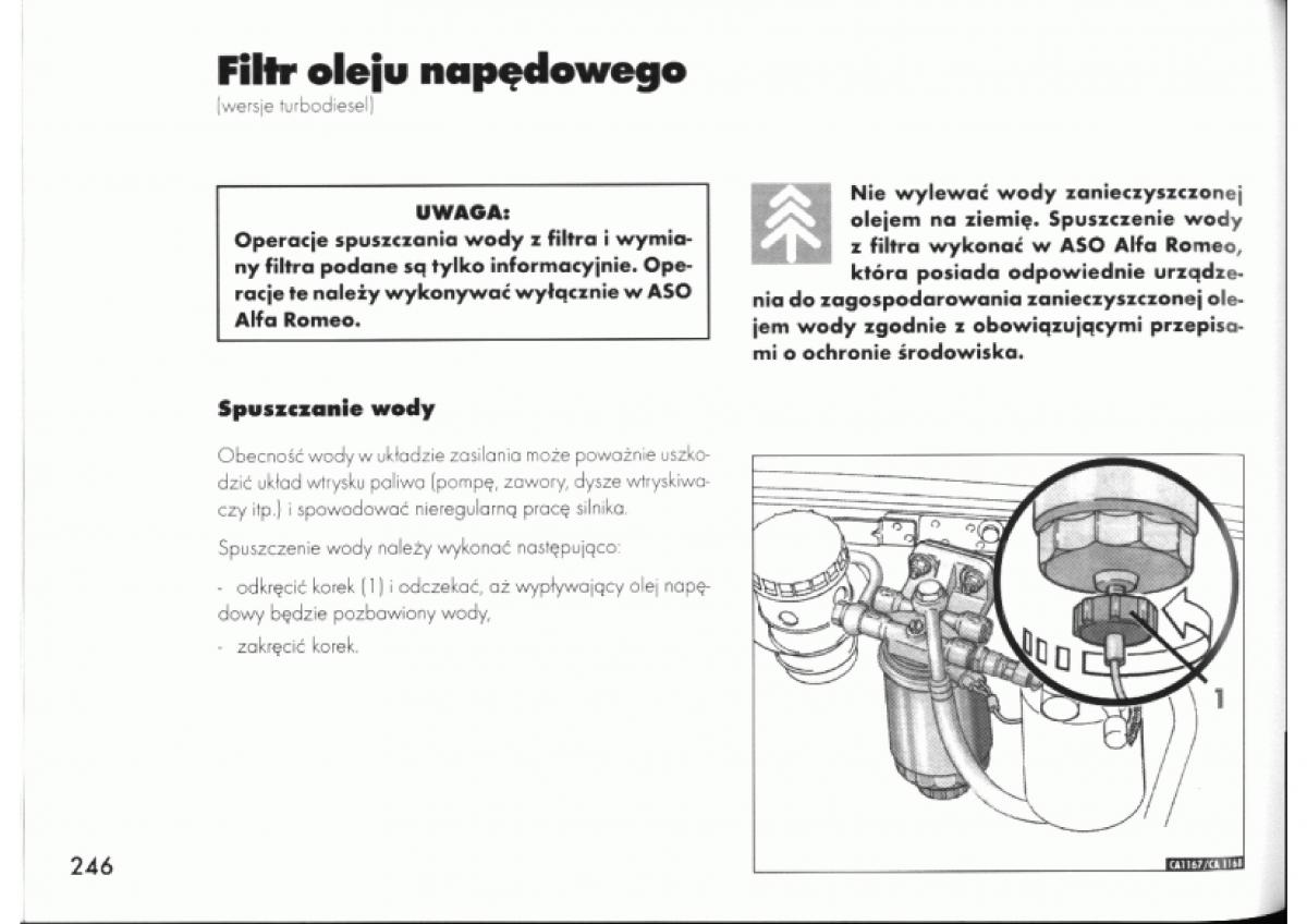 manual  Alfa Romeo 145 146 instrukcja / page 243