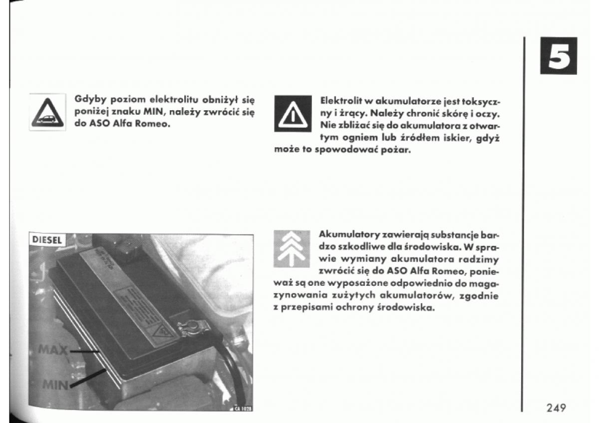 manual  Alfa Romeo 145 146 instrukcja / page 246