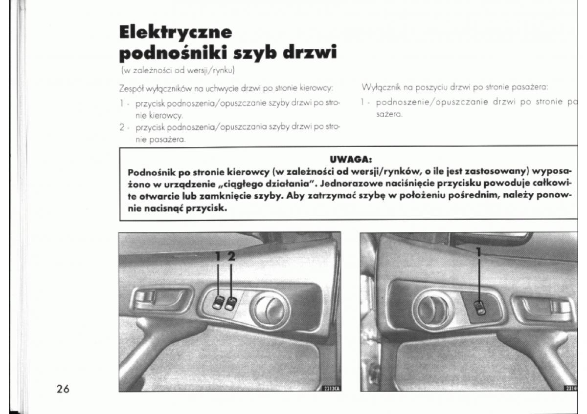 manual  Alfa Romeo 145 146 instrukcja / page 26