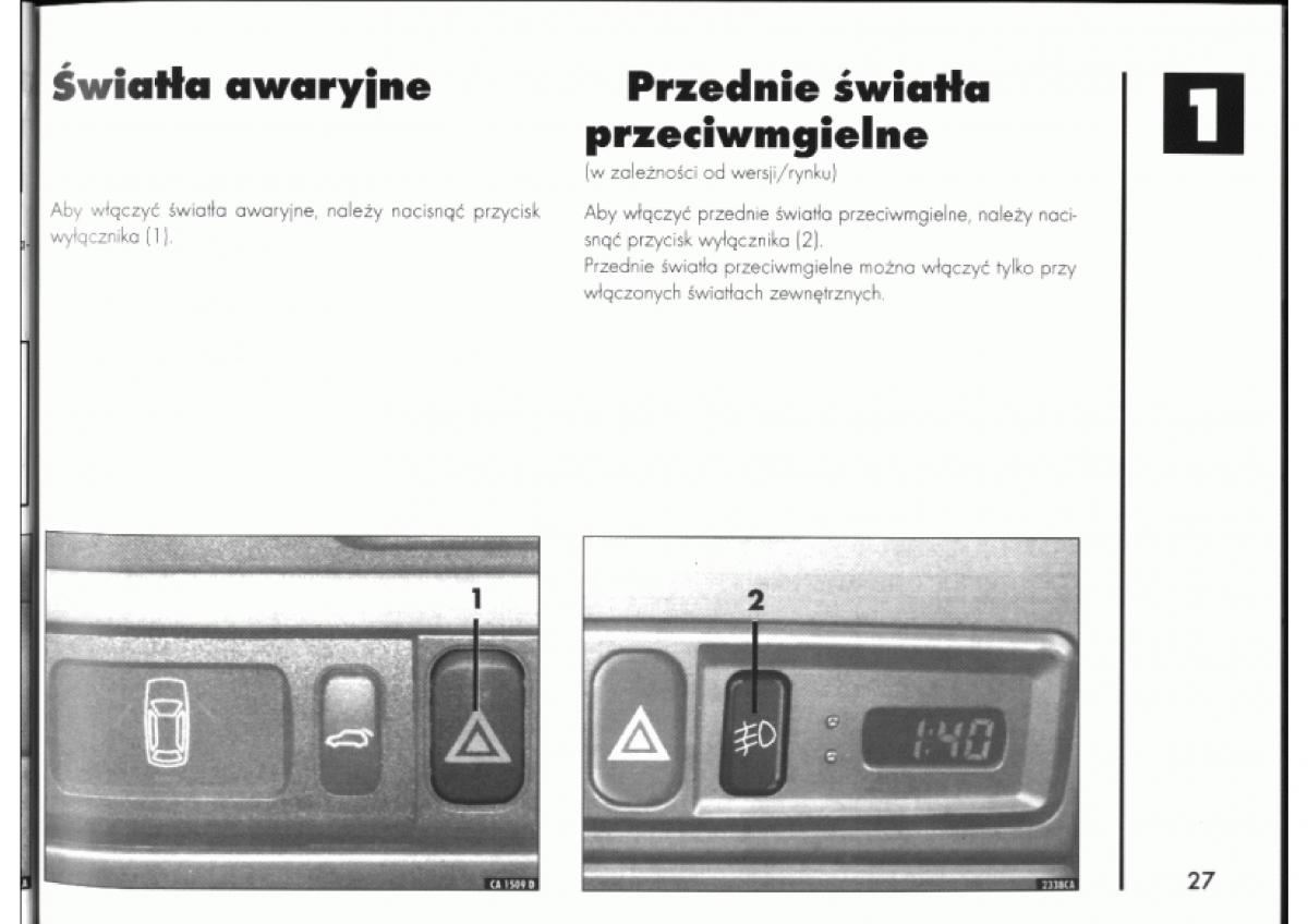 manual  Alfa Romeo 145 146 instrukcja / page 27