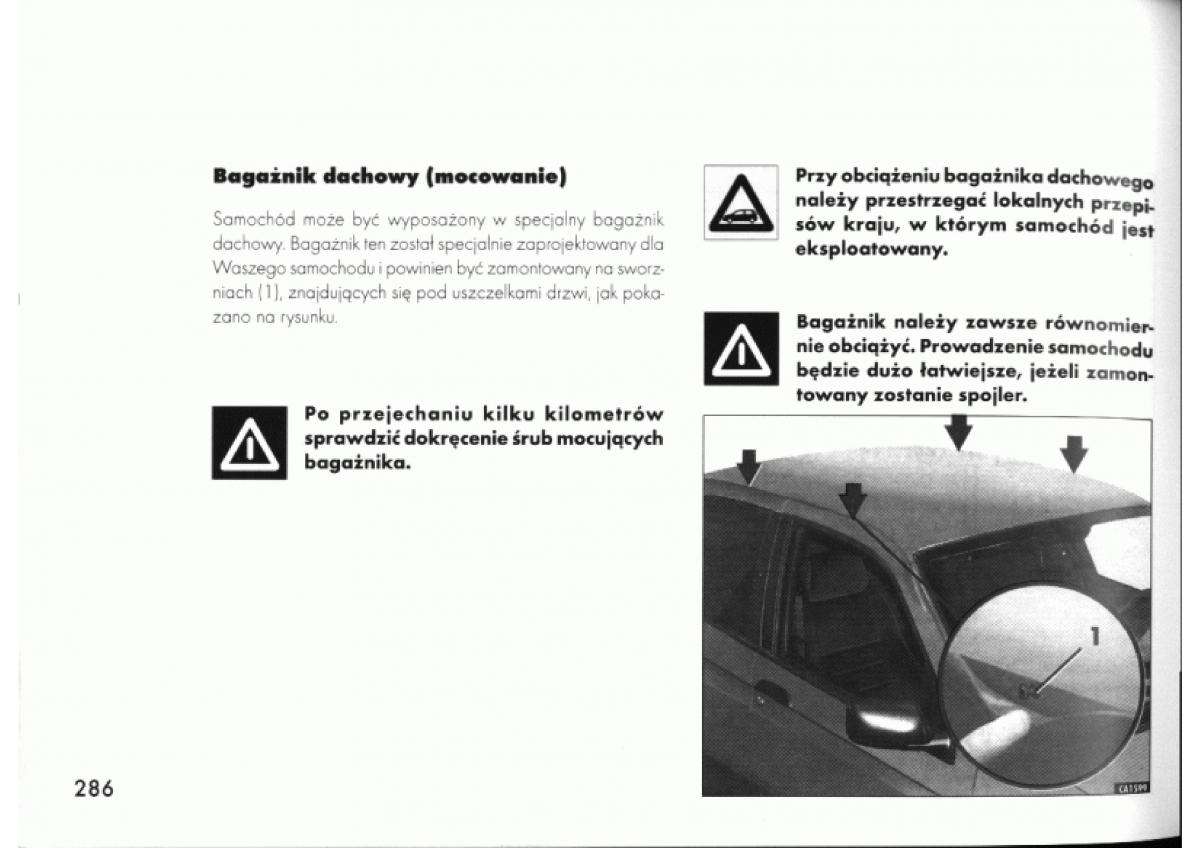 Alfa Romeo 145 146 instrukcja obslugi / page 281