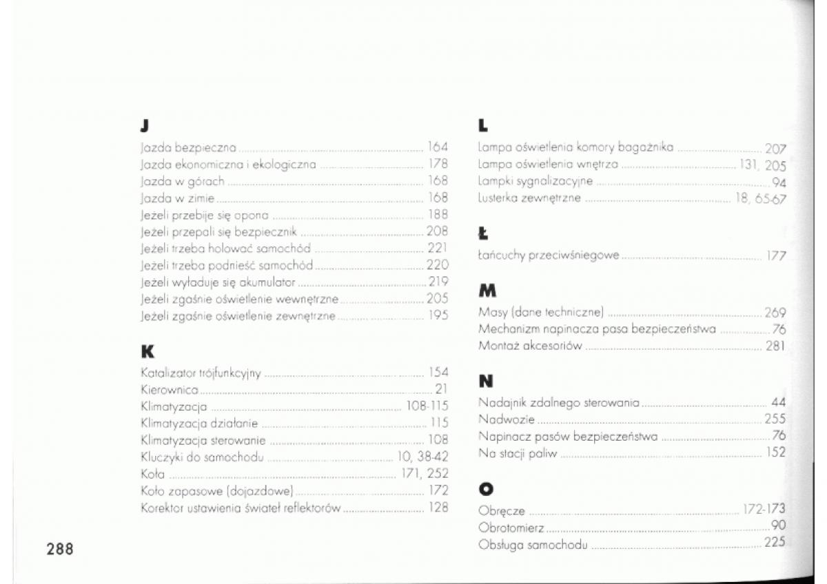 Alfa Romeo 145 146 instrukcja obslugi / page 283