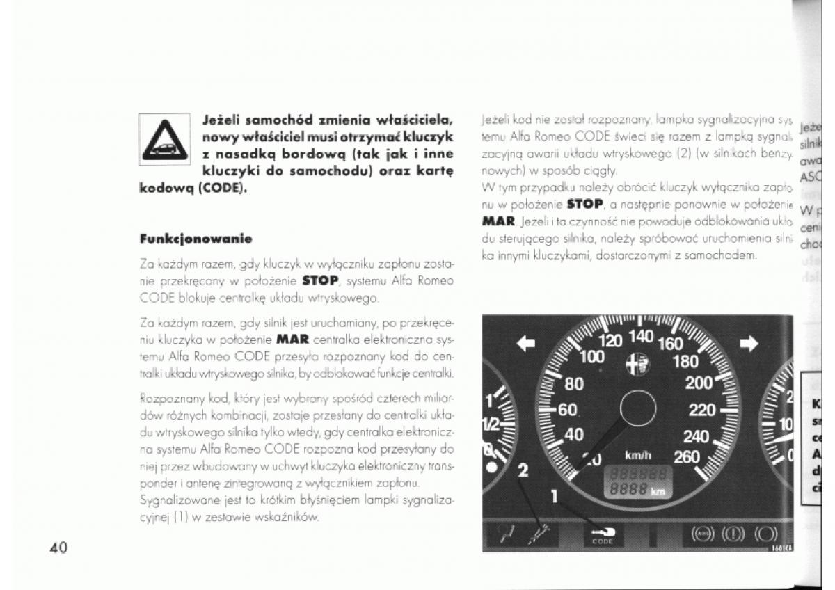 Alfa Romeo 145 146 instrukcja obslugi / page 40