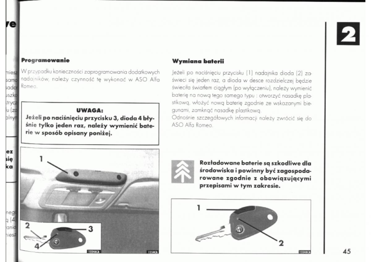 Alfa Romeo 145 146 instrukcja obslugi / page 45