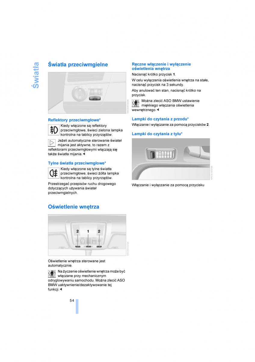 BMW X3 E83 instrukcja obslugi / page 56