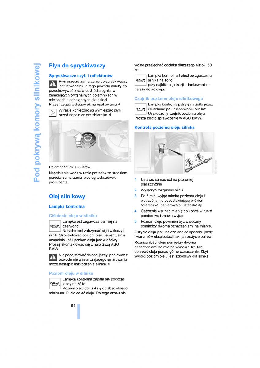 BMW X3 E83 instrukcja obslugi / page 90