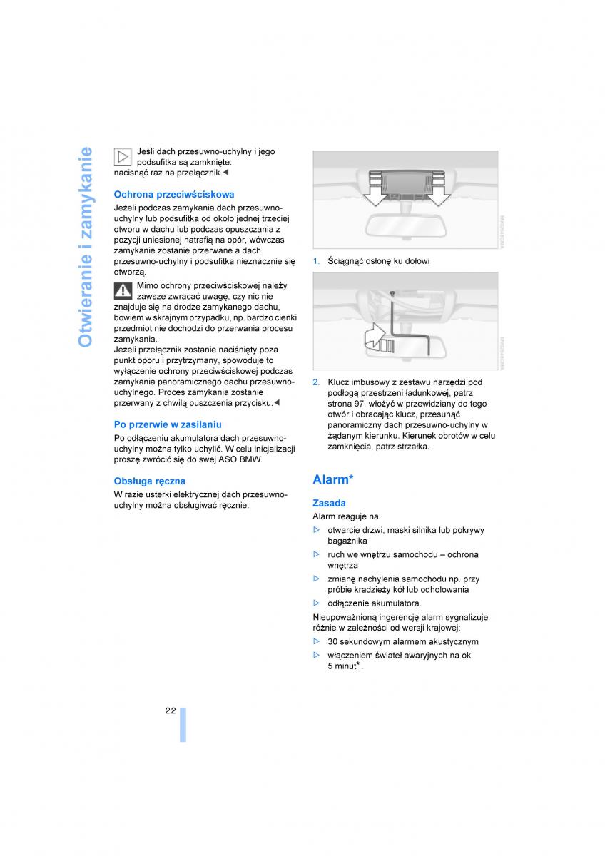 BMW X3 E83 instrukcja obslugi / page 24