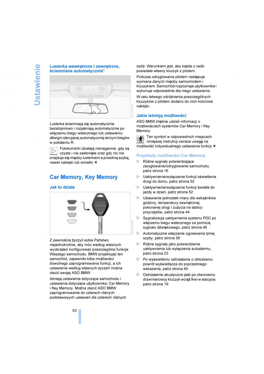 BMW X3 E83 instrukcja obslugi / page 32