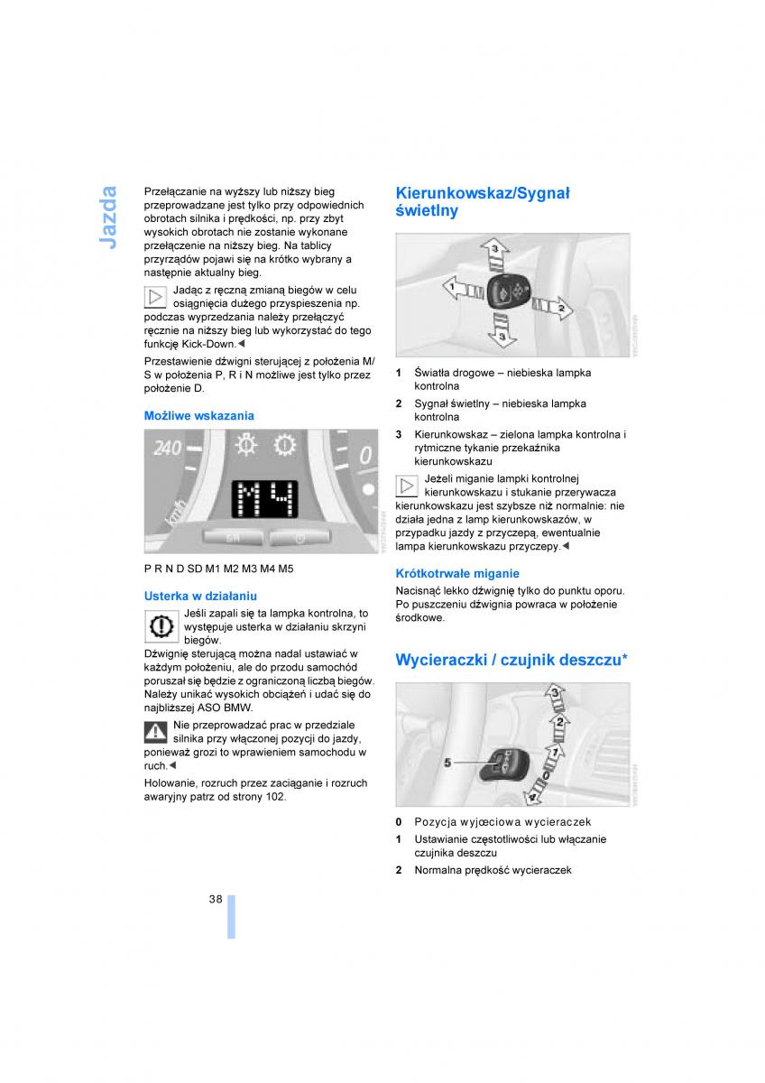 BMW X3 E83 instrukcja obslugi / page 40