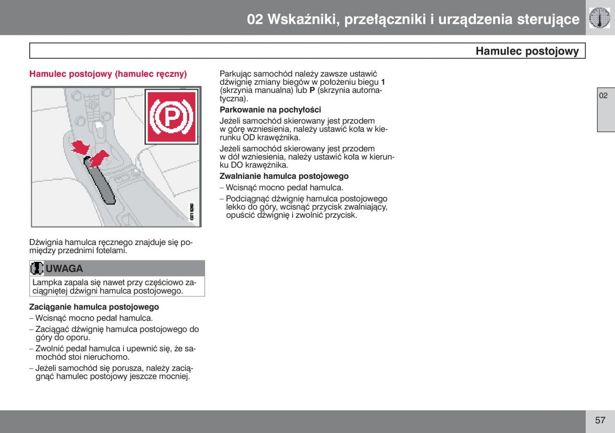 Volvo V50 instrukcja obslugi / page 58