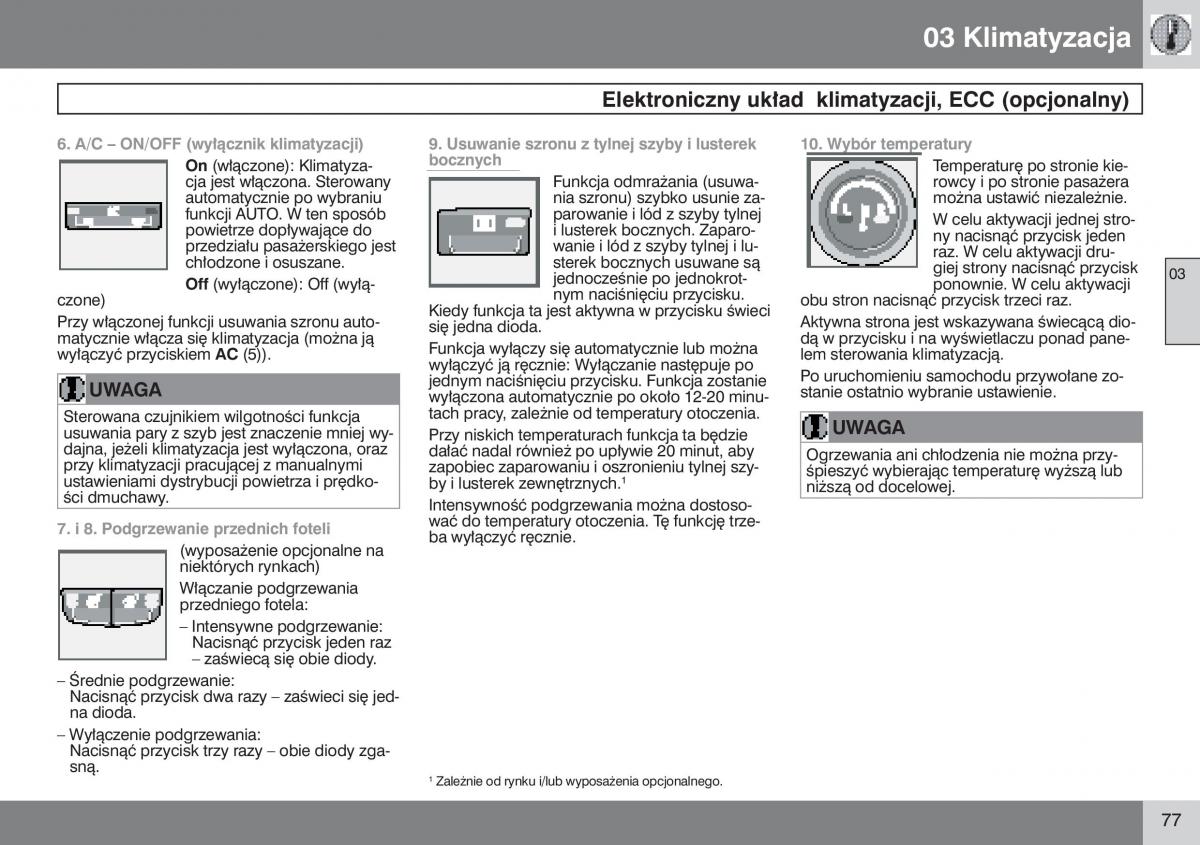 Volvo V50 instrukcja obslugi / page 78