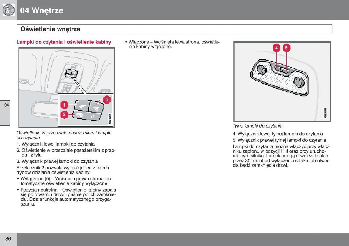 Volvo V50 instrukcja obslugi / page 87