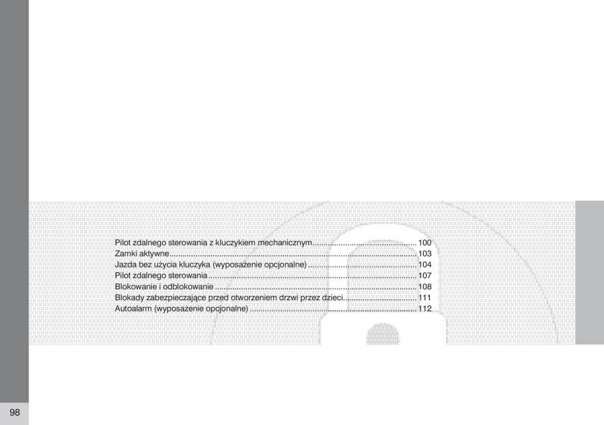 Volvo V50 instrukcja obslugi / page 99