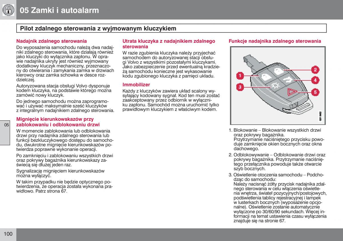 Volvo V50 instrukcja obslugi / page 101