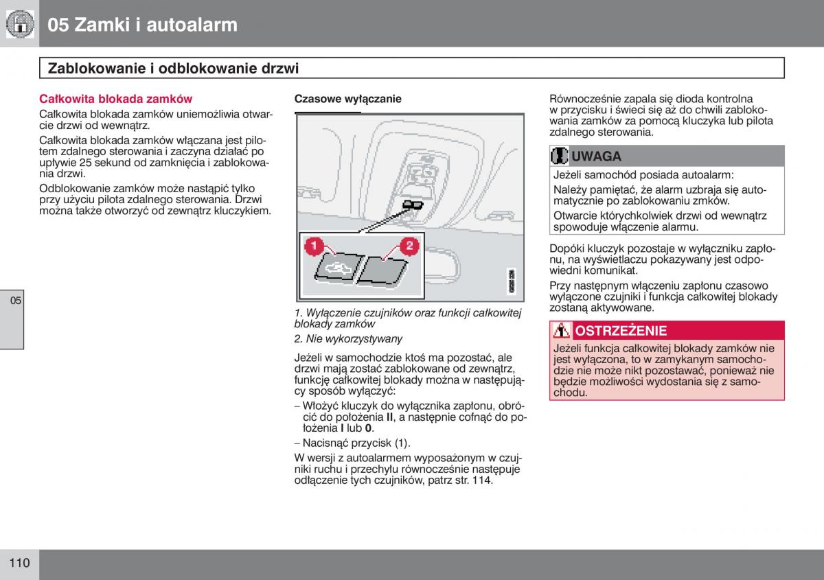 Volvo V50 instrukcja obslugi / page 111