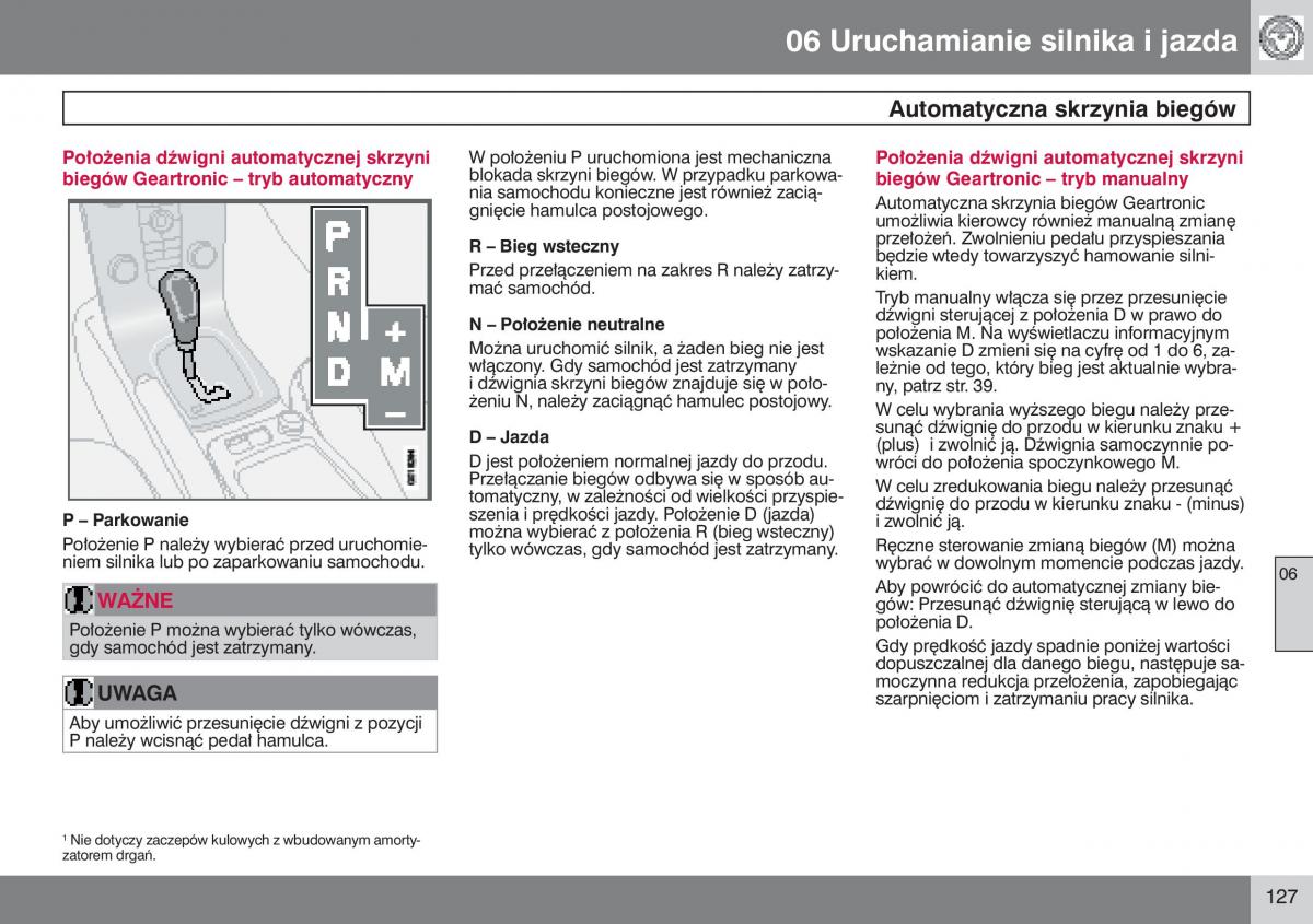 Volvo V50 instrukcja obslugi / page 128