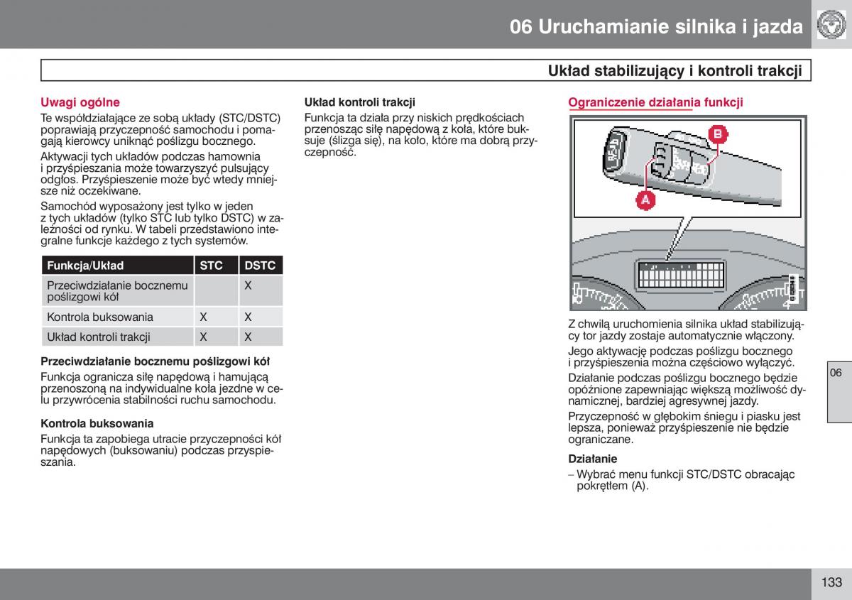 Volvo V50 instrukcja obslugi / page 134